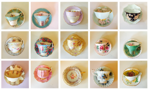 Birch and Bunny Tea Cups