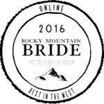 Featured on Rocky Mountain Bride