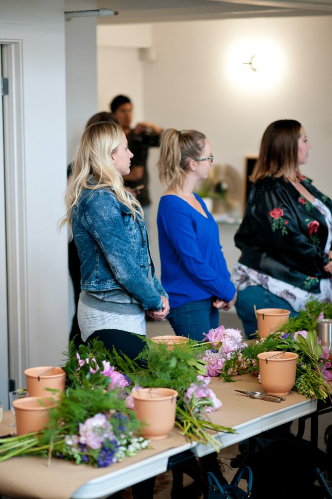 flower arranging workshop